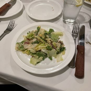 Broadway Prime - Salad that comes with the prime rib selection - Steakhouses Near Me - Burlingame, California