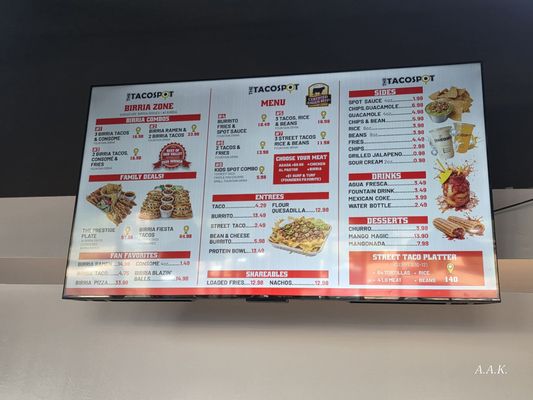 Menu photo 2 The Taco Spot - Tempe Tempe, AZ