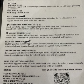 O'Kims - Menu - Korean Near Me - Honolulu, Hawaii