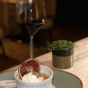L'Ermitage - Blood orange thyme dessert - French Near Me - Beverly Hills, California L'Ermitage - Blood orange thyme dessert - French Near Me - Beverly Hills, California