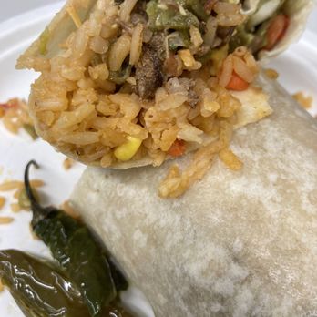 RCRMC Cafeteria - Carne asada burrito with nopales jalapeños - Cafeteria Near Me - Moreno Valley, California