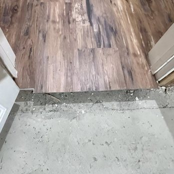 AK Steamway - Floor cut horribly along door. No transition. - Carpet Cleaning Near Me - Anchorage, Alaska