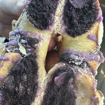 Bloom Bagels - Ube bagel - Bagels Near Me - Campbell, California Bloom Bagels - Ube bagel - Bagels Near Me - Campbell, California