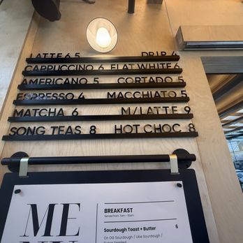 Rize Up Test Kitchen Cafe - Photo 7: Coffee menu - Cafes Near Me - San Francisco, California