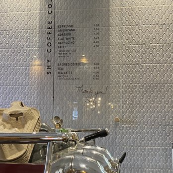 Shy Coffee - Coffee menu - Coffee & Tea Near Me - Toronto, Ontario