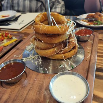 Finney's Crafthouse - Oceanside - Onion ring tower - New American Near Me - Oceanside, California