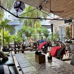 Rooftop dining