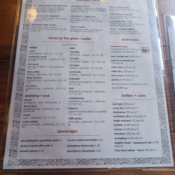 matchbox - Menu - New American Near Me - Silver Spring, Maryland