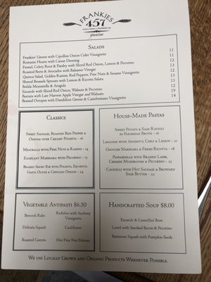 Menu photo 6 Frankies 457 Spuntino Brooklyn, NY Menu photo 6 Frankies 457 Spuntino Brooklyn, NY