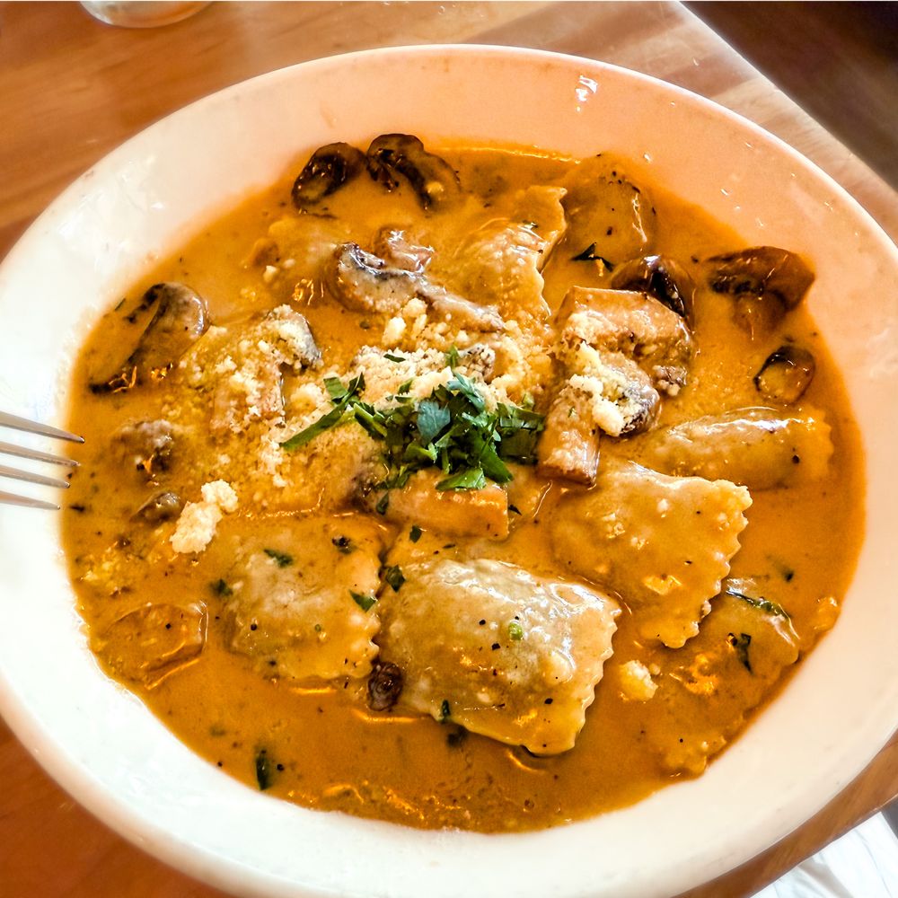 Melo's Pizza & Pasta - Porcini Mushroom Ravioli - Pizza Near Me - Danville, California Melo's Pizza & Pasta - Porcini Mushroom Ravioli - Pizza Near Me - Danville, California