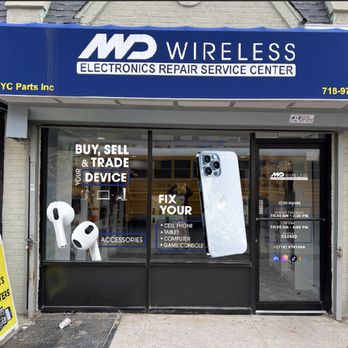 MD Wireless - "Cracked screen? We'll fix it fast! Visit MD Wireless for top-notch cell phone repair services."Battery issues? Get a quick replacement - Mobile Phone Repair Near Me - Brooklyn, New York