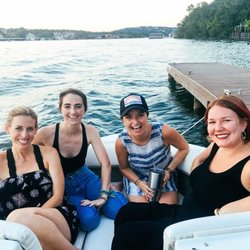 Cobalt Boat Rental - Office party boat rental on lake Austin.