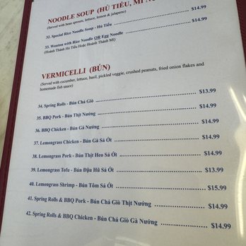 Yum Yum Pho - Menu - Vietnamese Near Me - Aiea, Hawaii