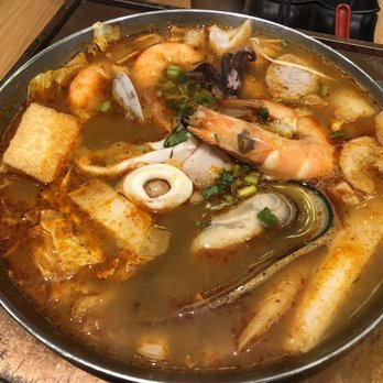 Tasty Point - Tom Yum w/ Shrimp Hot Pot - Taiwanese Near Me - Houston, Texas