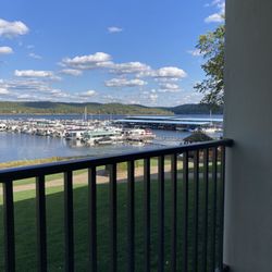 Fourwinds Lakeside & Marina - View of marina from balcony