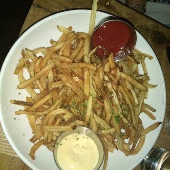 The Whelk - Hand cut fries with yummy dipping sauce - Seafood Near Me - Westport, Connecticut The Whelk - Hand cut fries with yummy dipping sauce - Seafood Near Me - Westport, Connecticut