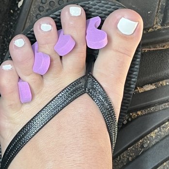 LV Nails & Spa - This was AFTER they "fixed" it! Can you imagine they are proud of this work?! - Nail Technicians Near Me - Howell Township, New Jersey LV Nails & Spa - This was AFTER they "fixed" it! Can you imagine they are proud of this work?! - Nail Technicians Near Me - Howell Township, New Jersey