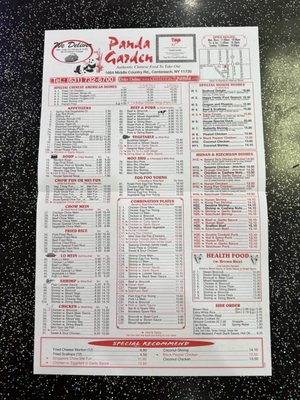 Menu photo 2 Panda Garden Centereach, NY