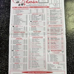 Panda Garden - Menu September 2025