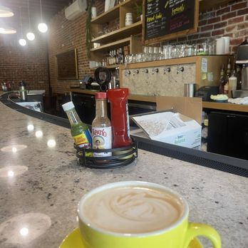 Good Lookin' - Caramel latte with oat milk - Breakfast & Brunch Near Me - Omaha, Nebraska Good Lookin' - Caramel latte with oat milk - Breakfast & Brunch Near Me - Omaha, Nebraska