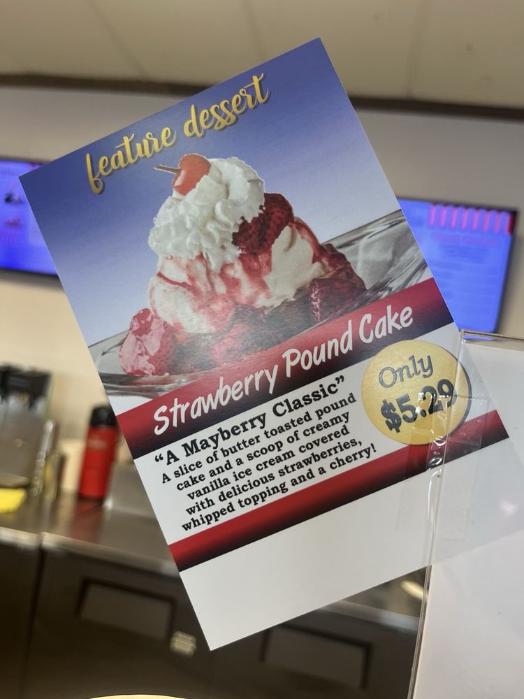 Mayberry Premium Ice Cream Parlor Logo