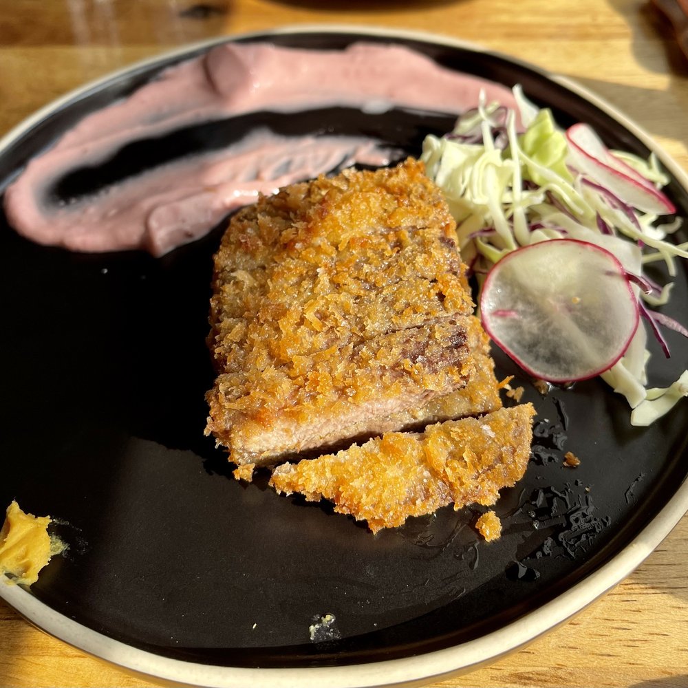 Kamonegi - Beef tongue katsu- tender and crispy. Different from the usual thin slice style. - Japanese Near Me - Seattle, Washington Kamonegi - Beef tongue katsu- tender and crispy. Different from the usual thin slice style. - Japanese Near Me - Seattle, Washington