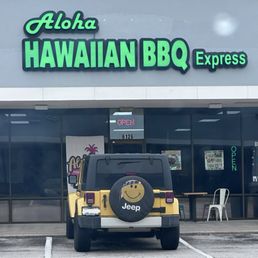 Exterior outside entrance of Aloha Hawaiian BBQ Express - Houston, Texas Exterior outside entrance of Aloha Hawaiian BBQ Express - Houston, Texas