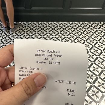 Parlor Doughnuts - Despite what the receipt says this location is in Highside Market, Columbus, GA - Donuts Near Me - Columbus, Georgia Parlor Doughnuts - Despite what the receipt says this location is in Highside Market, Columbus, GA - Donuts Near Me - Columbus, Georgia