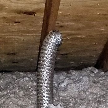 Property Masters Home Inspections - Bathroom vent should extend to the exterior of the home to prevent potential moisture into attic - Home Inspectors Near Me - Alpharetta, Georgia Property Masters Home Inspections - Bathroom vent should extend to the exterior of the home to prevent potential moisture into attic - Home Inspectors Near Me - Alpharetta, Georgia