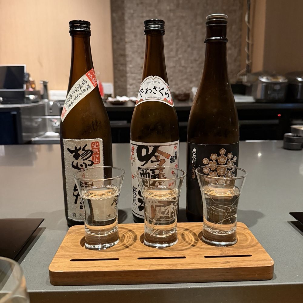 Hinata - Sake flight - Sushi Bars Near Me - San Francisco, California Hinata - Sake flight - Sushi Bars Near Me - San Francisco, California