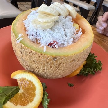 Beach Hut Cafe - Fruit bowl with coconut - Breakfast & Brunch Near Me - Jacksonville Beach, Florida Beach Hut Cafe - Fruit bowl with coconut - Breakfast & Brunch Near Me - Jacksonville Beach, Florida