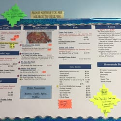 Blue Crab 2 Go - Menu