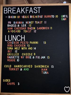 Menu photo 3 Java Wave Palos Verdes Estates, CA