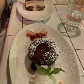 Aria Wine Bar - WARM CHOCOLATE SOUFFL & TIRAMISU - Italian Near Me - New York, New York