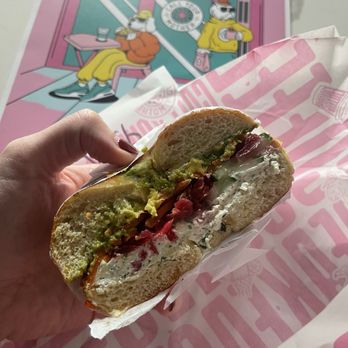 Call Your Mother - Edge water breakfast-y sandwich - Bagels Near Me - Gainesville, Virginia