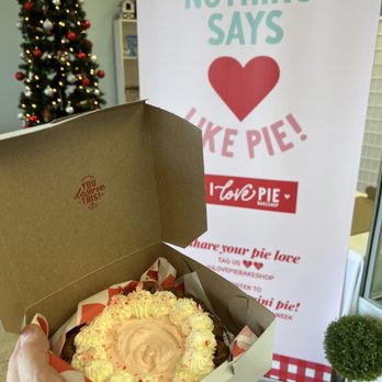 I Love Pie Bakeshop - Peppermint Bark Mousse Pie - Desserts Near Me - Carmichael, California I Love Pie Bakeshop - Peppermint Bark Mousse Pie - Desserts Near Me - Carmichael, California