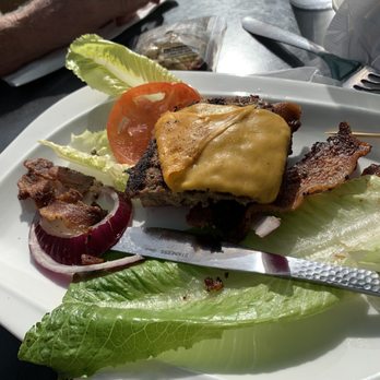 Tin Lilly - Burger minus the buns A very dry burger - American Near Me - Chelan, Washington Tin Lilly - Burger minus the buns A very dry burger - American Near Me - Chelan, Washington