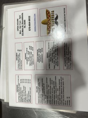 Menu photo 3 E’Z Taqueria Stroudsburg, PA
