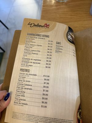 Menu photo 1 La Juliana Hialeah, FL
