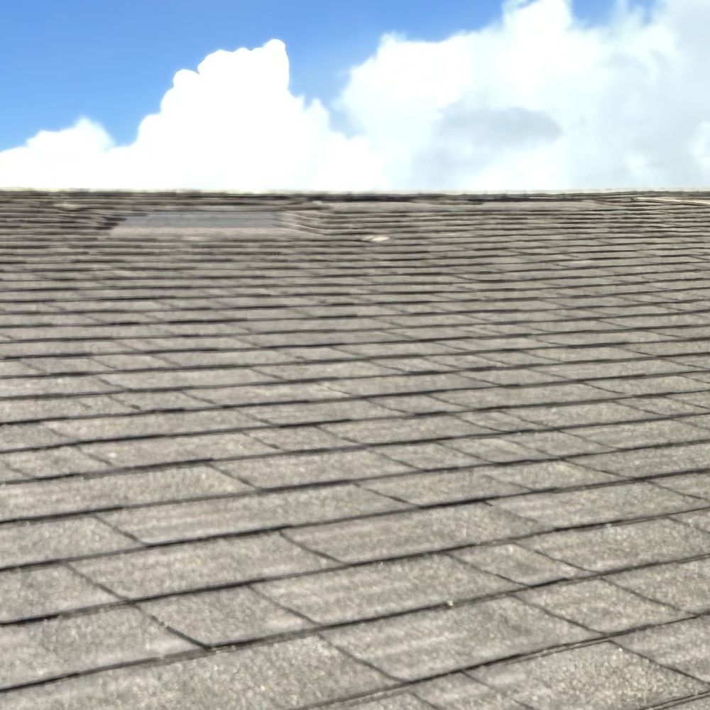 Missing asphalt shingles Missing asphalt shingles