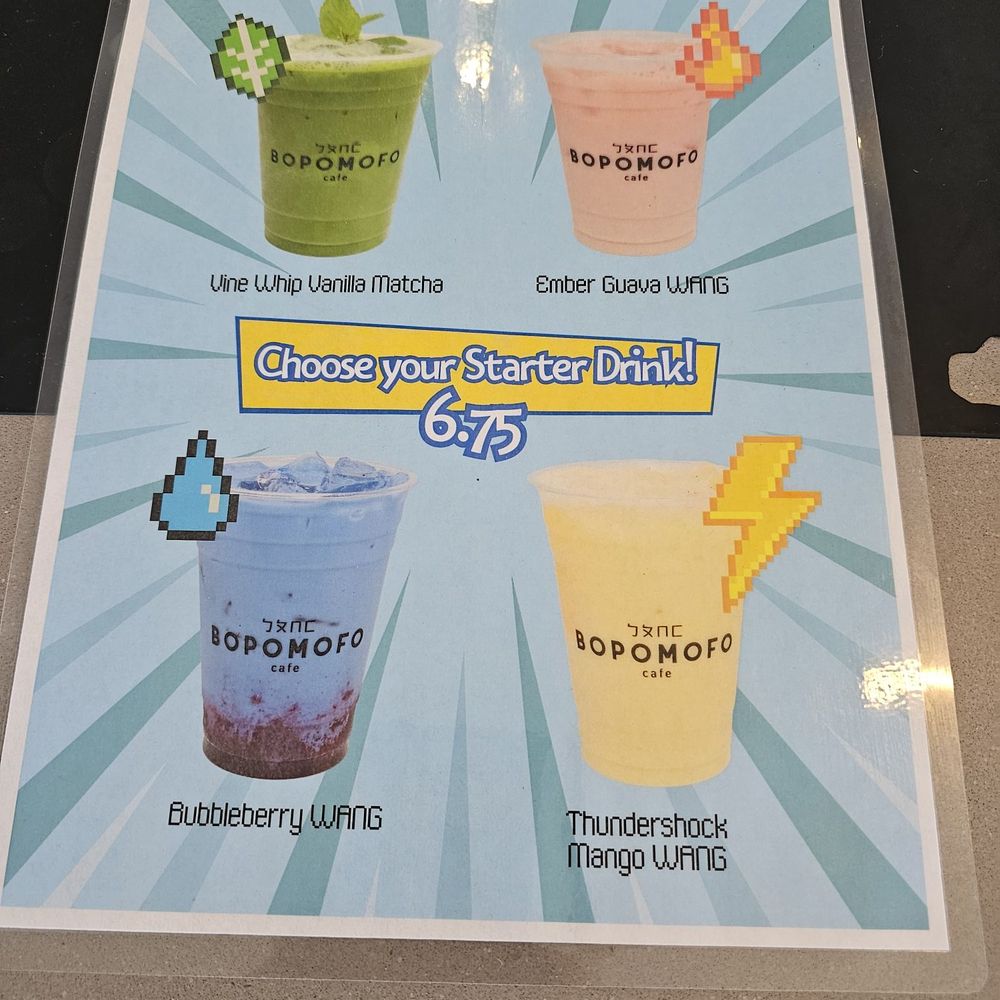 Bopomofo Cafe - Pokemon week drinks - Bubble Tea Near Me - San Gabriel, California Bopomofo Cafe - Pokemon week drinks - Bubble Tea Near Me - San Gabriel, California