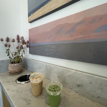 Gnarwhal Coffee - Matcha latte and an iced coffee - Coffee & Tea Near Me - Santa Monica, California Gnarwhal Coffee - Matcha latte and an iced coffee - Coffee & Tea Near Me - Santa Monica, California