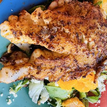 The Oar House - Small salad with added grouper - American Near Me - Pensacola, Florida