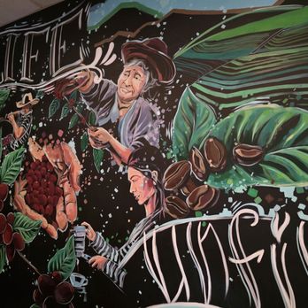 Latte Love Coffee House - Mural inside - Coffee & Tea Near Me - Cranston, Rhode Island