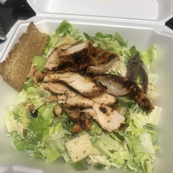Morgan's American Grill - Blackened chicken Caesar salad with anchovies - American Near Me - New Market, Maryland