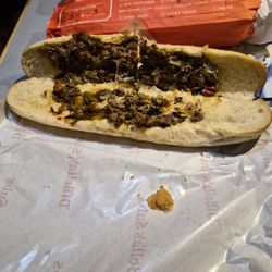 DiBella's Subs - Cheesesteaks missing at least half the meat