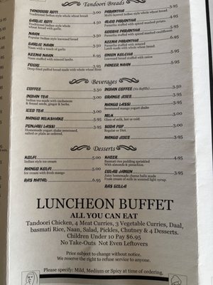 Menu photo 3 Delhi Palace Tempe, AZ Menu photo 3 Delhi Palace Tempe, AZ