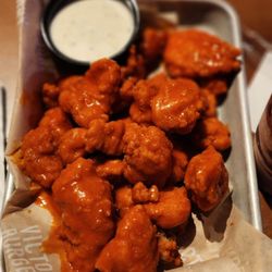 Victory Burger & Wings - 1lb Buffalo boneless wings.... 3/5 bland and not much flavor