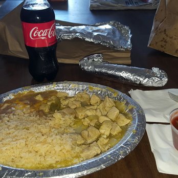 Rancho Chico - Green pork with rice and beans. Mmmmmmm so good - Mexican Near Me - Colville, Washington