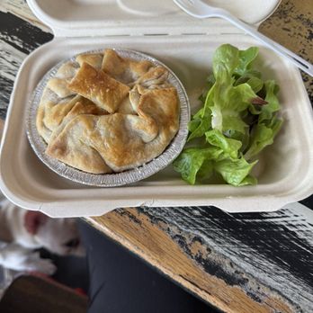 HI Pie Bakery + Cafe - Chicken pot pie with salad - Bakeries Near Me - Haleiwa, Hawaii HI Pie Bakery + Cafe - Chicken pot pie with salad - Bakeries Near Me - Haleiwa, Hawaii